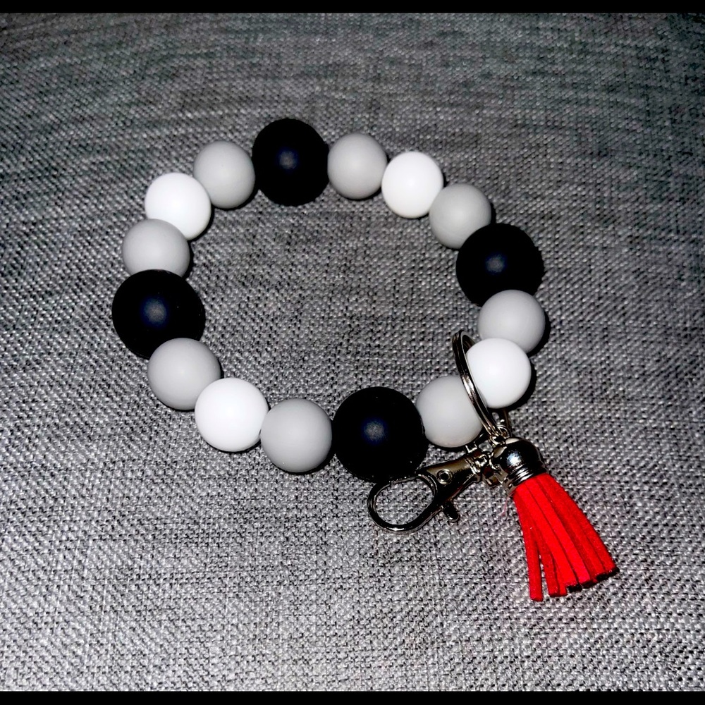 Handmade Wristlet Keychain